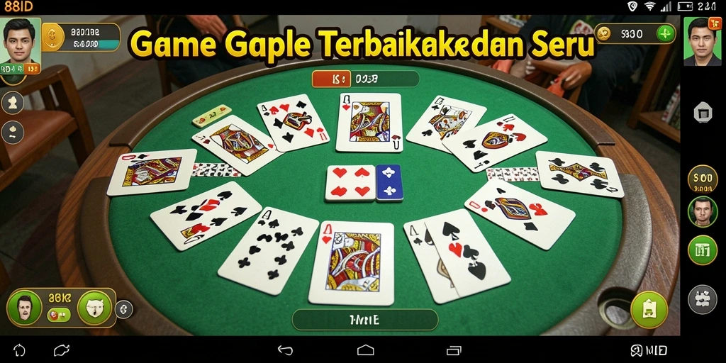 Gameplay menegangkan saat bermain Gaple di 88ID.