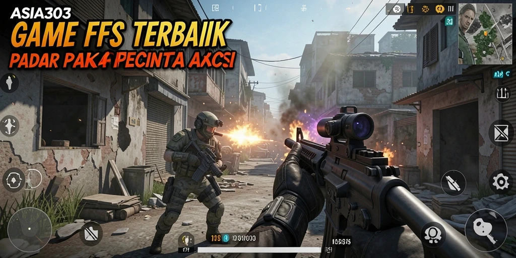 Screenshot gameplay ASIA303 yang menunjukkan aksi menegangkan dalam FPS.