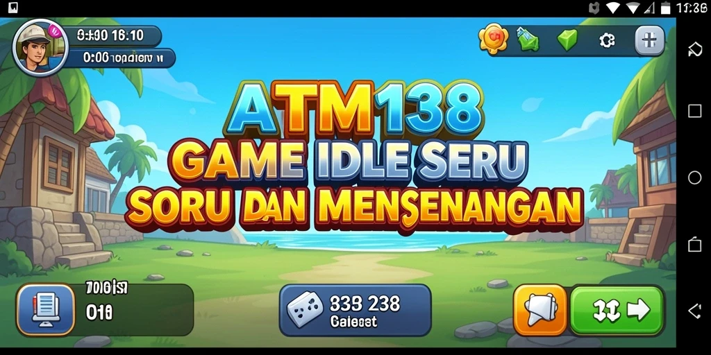 Tampilan gameplay menarik dari ATM138 dengan mekanik Idle.