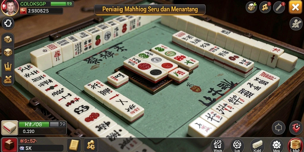 Tampilan gameplay COLOKSGP dengan pengalaman Mahjong yang memikat.