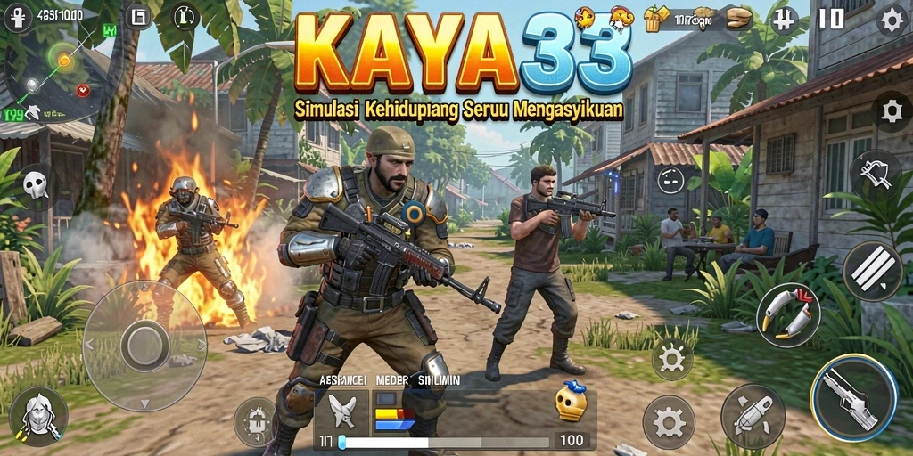 Tangkapan layar gameplay KAYA33 yang menampilkan aktivitas sehari-hari.