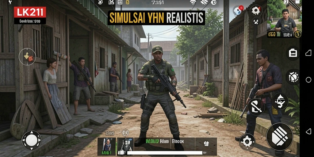 Tampilan gameplay LK21 yang menarik dan penuh warna.
