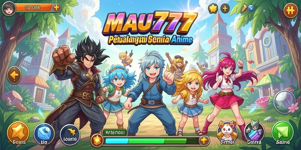 Tampilan menakjubkan dari gameplay seru dalam MAU777.