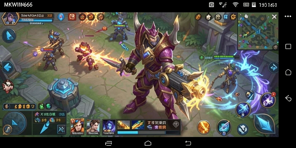 Tampilan gameplay menarik dari MKWIN666 di dunia SLG.